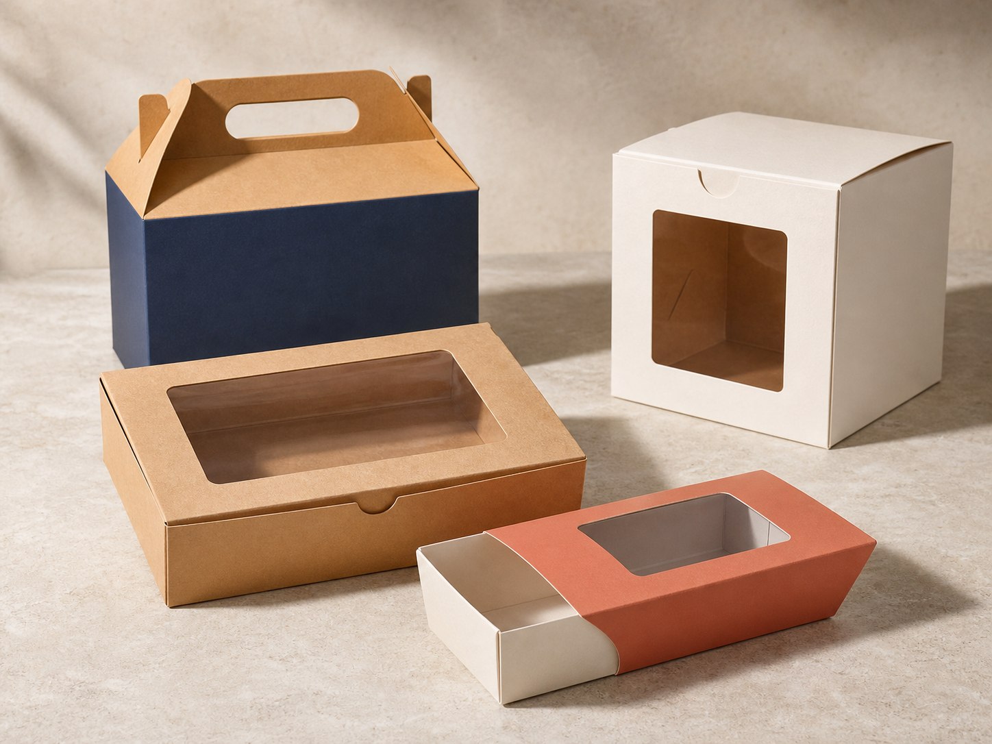 Realistic conceptual food packaging structures